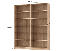 Изображение товара Стеллаж Билли 114 beige ИКЕА (IKEA) на сайте adeta.ru