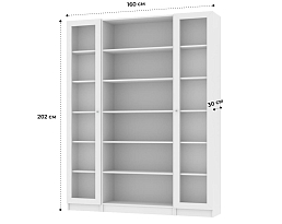 Изображение товара Книжный шкаф Билли 423 white ИКЕА (IKEA) на сайте adeta.ru