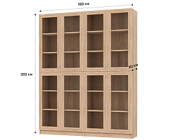 Изображение товара Книжный шкаф Билли 343 beige ИКЕА (IKEA) на сайте adeta.ru