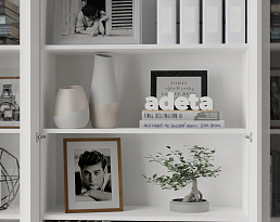 Изображение товара Книжный шкаф Билли 372 white ИКЕА (IKEA) на сайте adeta.ru