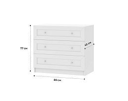 Изображение товара Комод Билли 218 white ИКЕА (IKEA) на сайте adeta.ru